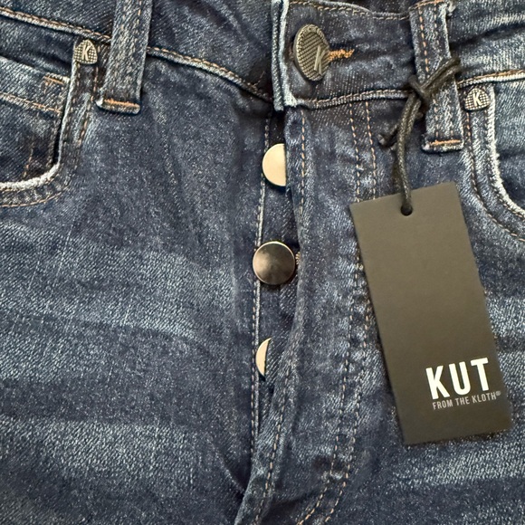 Kut from the Kloth Blue Straight Leg Jeans - Picture 2 of 4